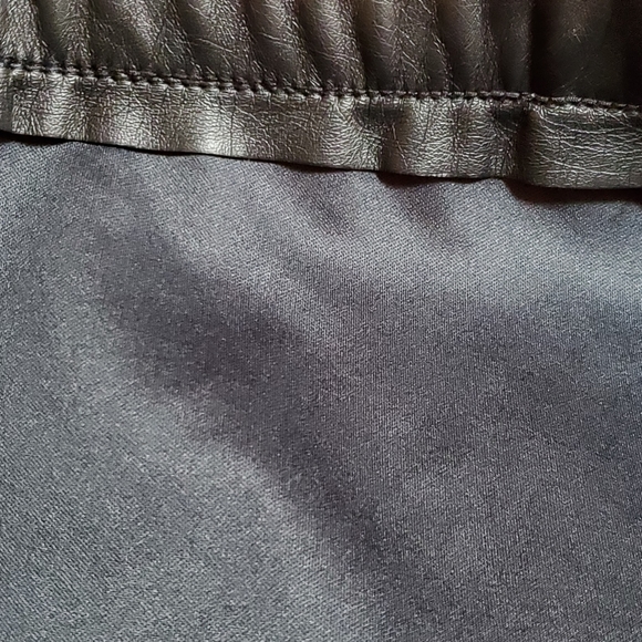 Mossimo Faux Leather Pants Black Ladies M - Picture 7 of 7